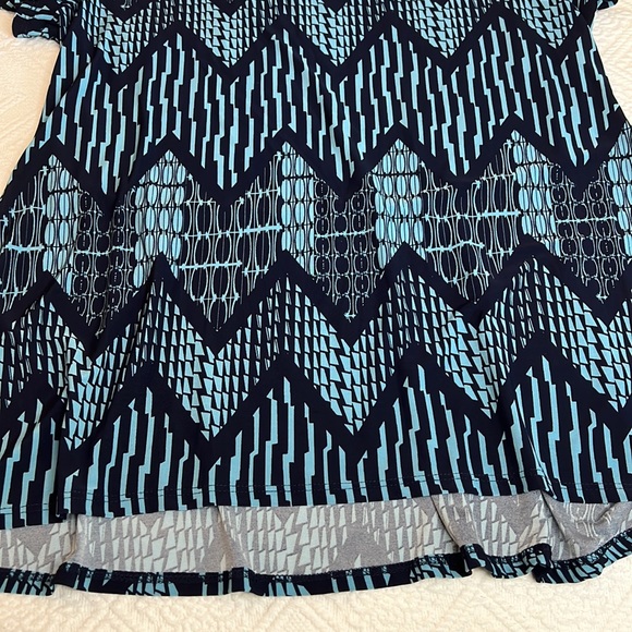 💥💥Susan Lawrence XL Blue Patterned Blouse - Picture 6 of 13